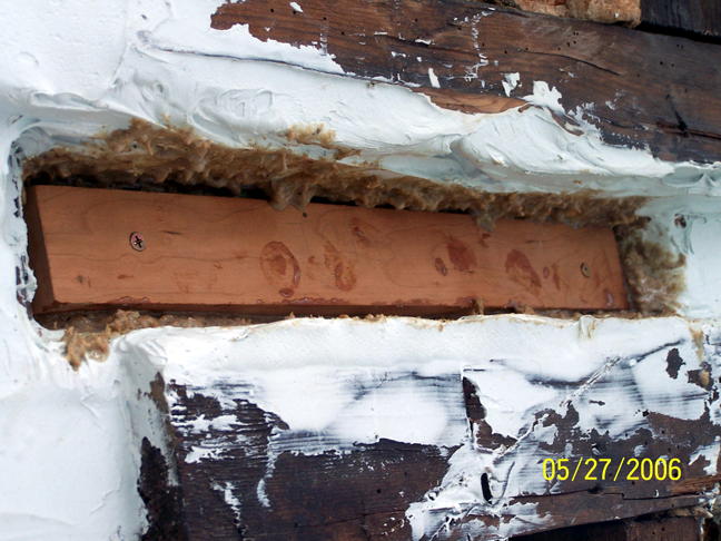 Foundation wall, new wood treated with CPES (6)