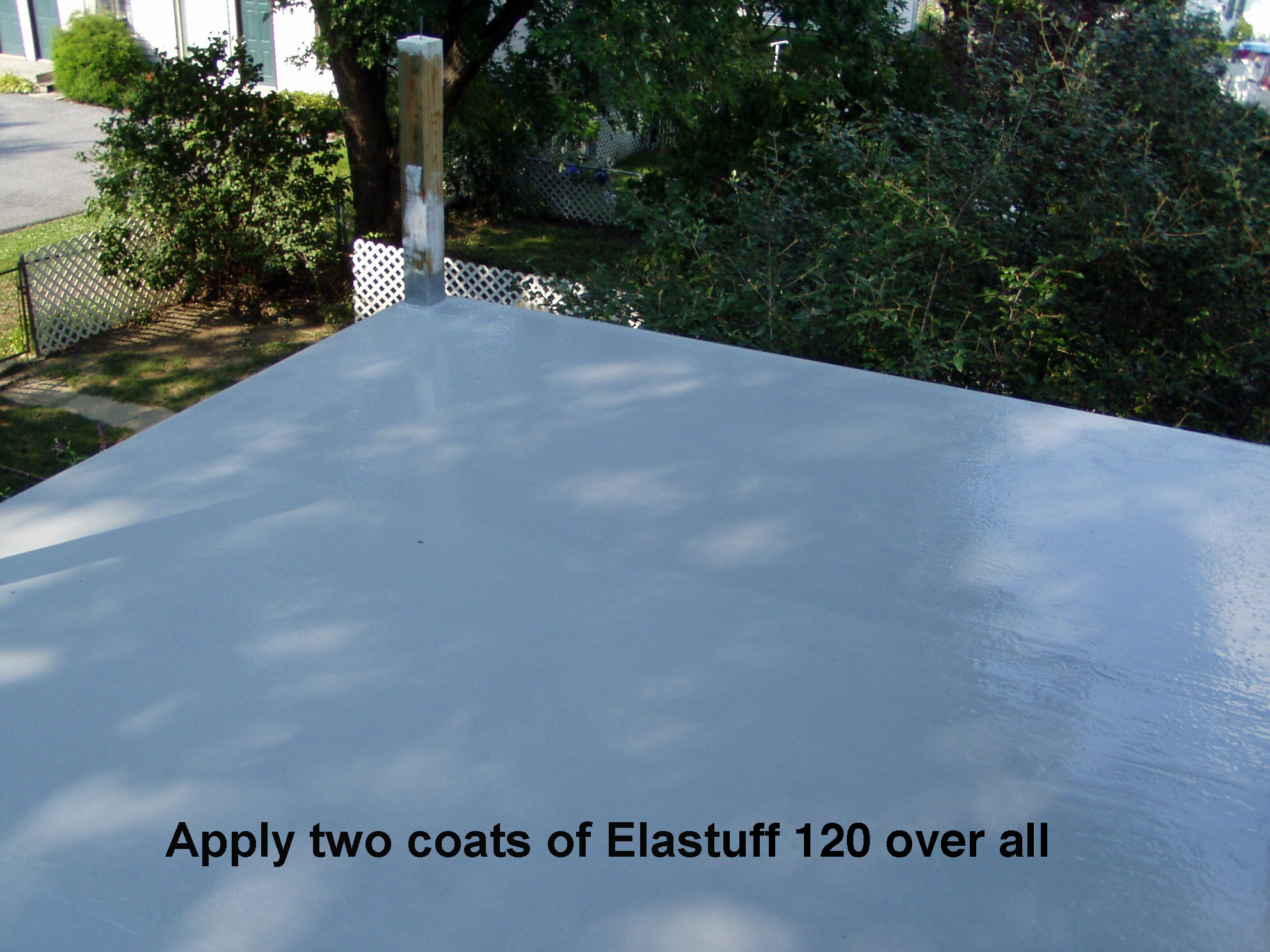 2 coats of Elastuff 120