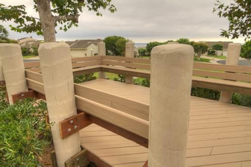 After repairs, view looking into the seating area