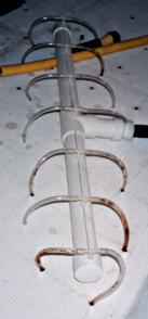 Close-up of manifold