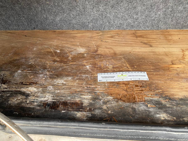 airstream rotten plywood subfloor