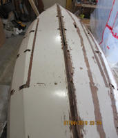 July 2019 - Bottom of boat with hardware removed