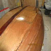 May 2020 - Bottom of boat sealed