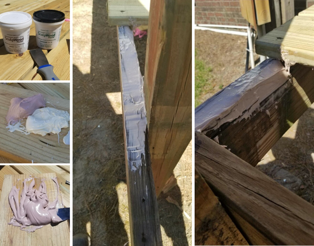 Filling the edge of the joist