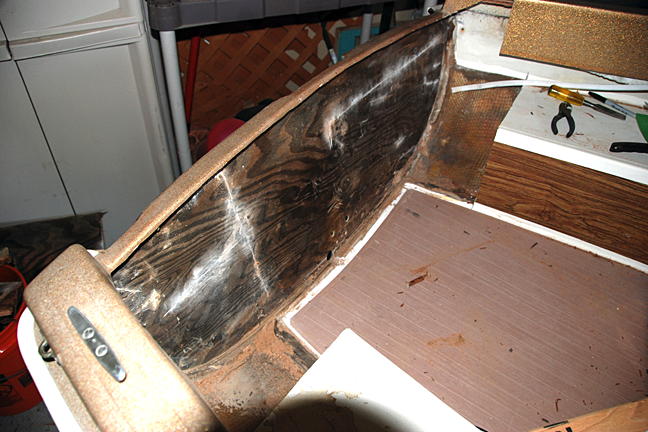 Picture 9, inside view after wood core was removed