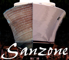 Sanzone half unfinished half finished