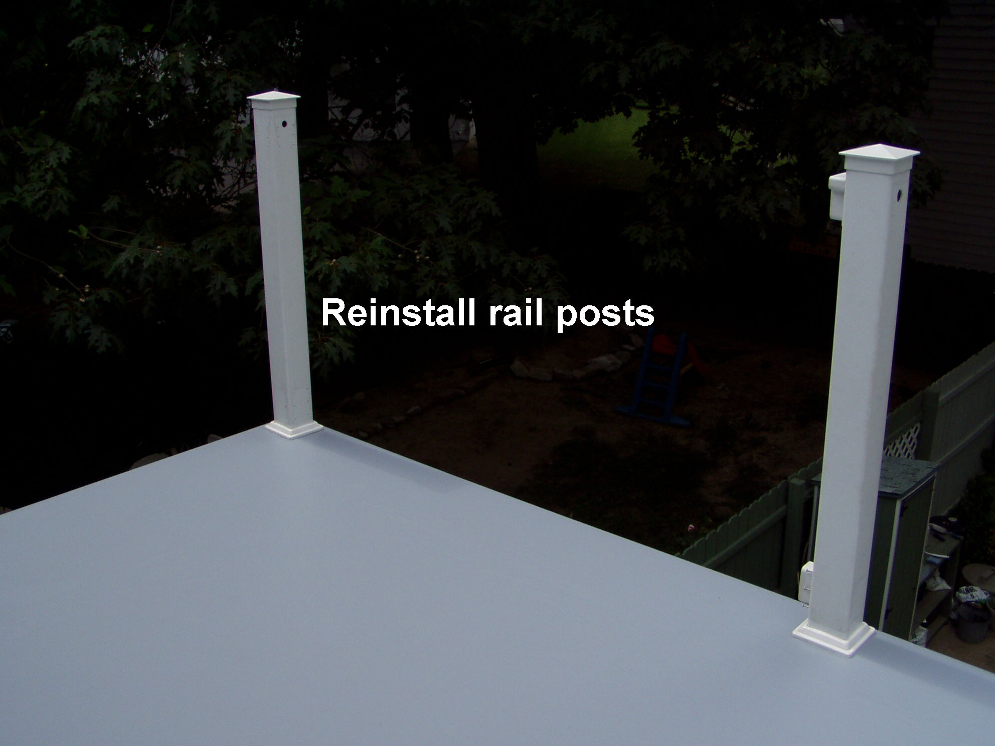 Posts re-installed