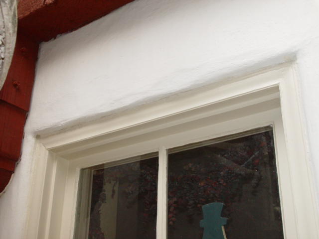 Picture 16, Rot repaired in the top of the window