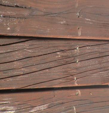 Deck showing cracks, picture C