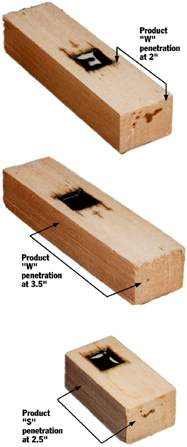 Penetration Test - Wood preservation, rot repair, and restoration using epoxy  resin on boats, homes and log homes.